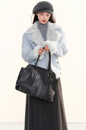 Ribbed Waist-Cinching Knit Sweater