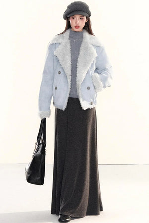Ribbed Waist-Cinching Knit Sweater