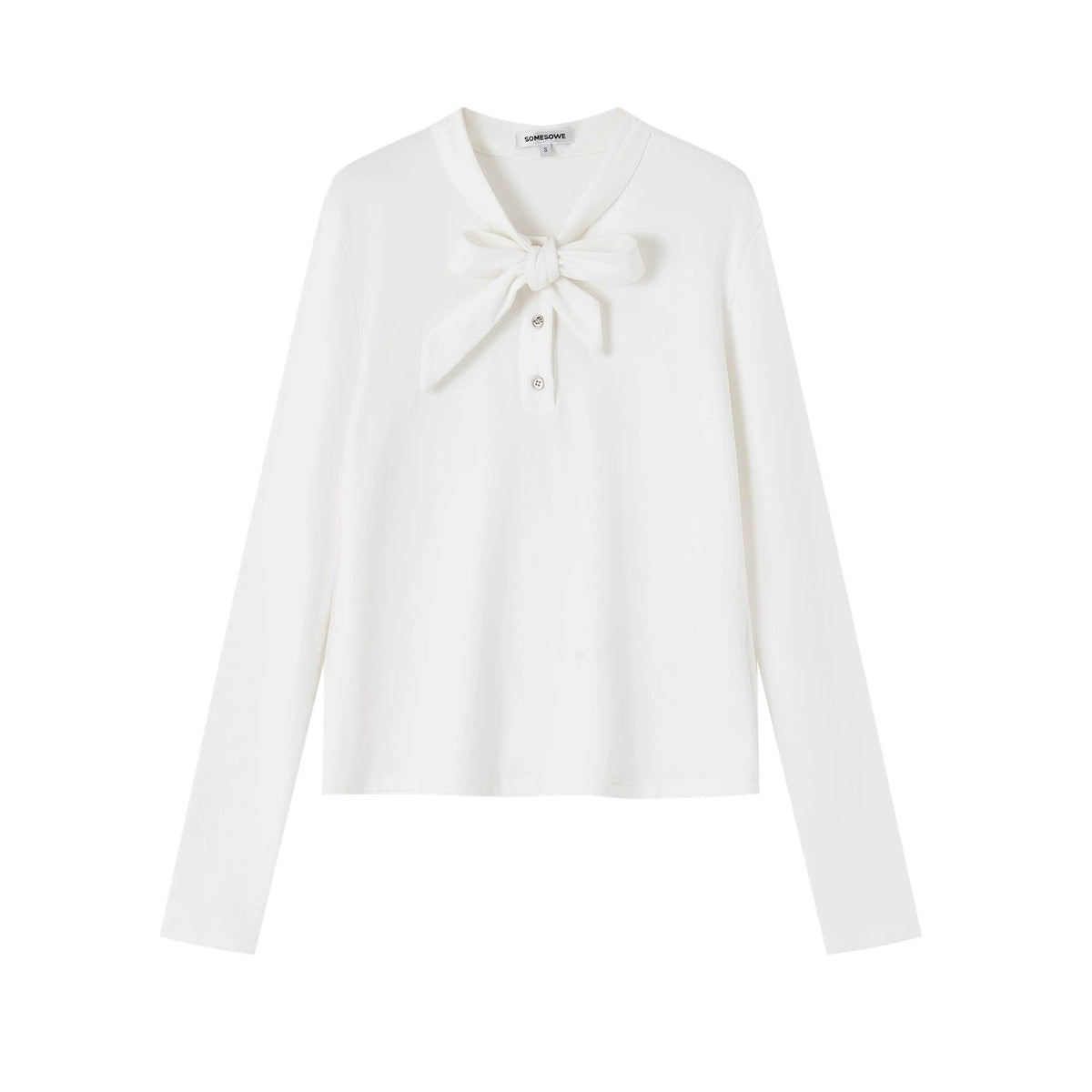 Ribbon Bow Velvet T-Shirt