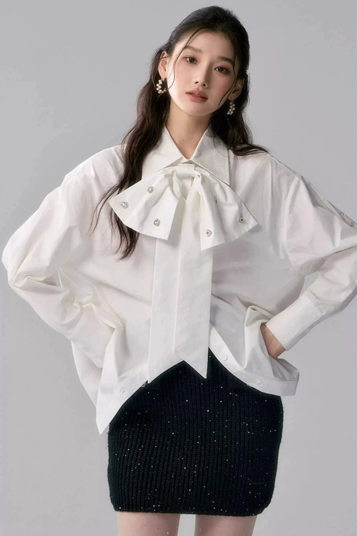Rich Girl Bow Blouse