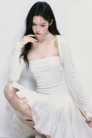 Ripple Halterneck Dress