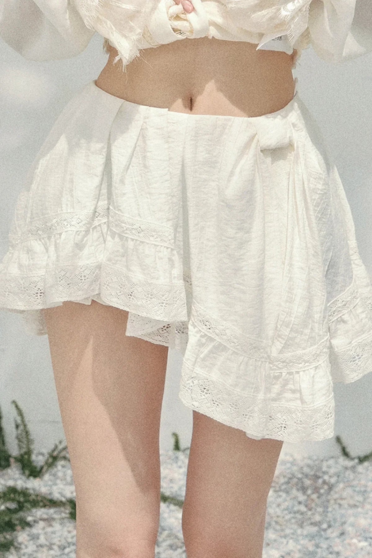 Ripples of Moonlight Lace Skirt