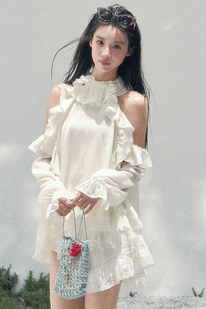 Ripples of Moonlight Lace Skirt