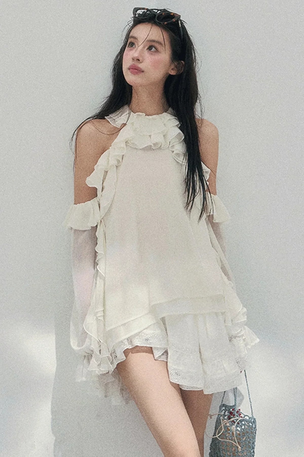 Ripples of Moonlight Lace Skirt