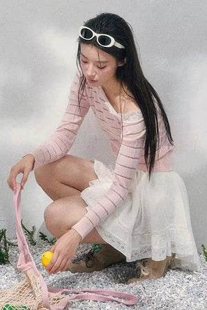 Ripples of Moonlight Lace Skirt