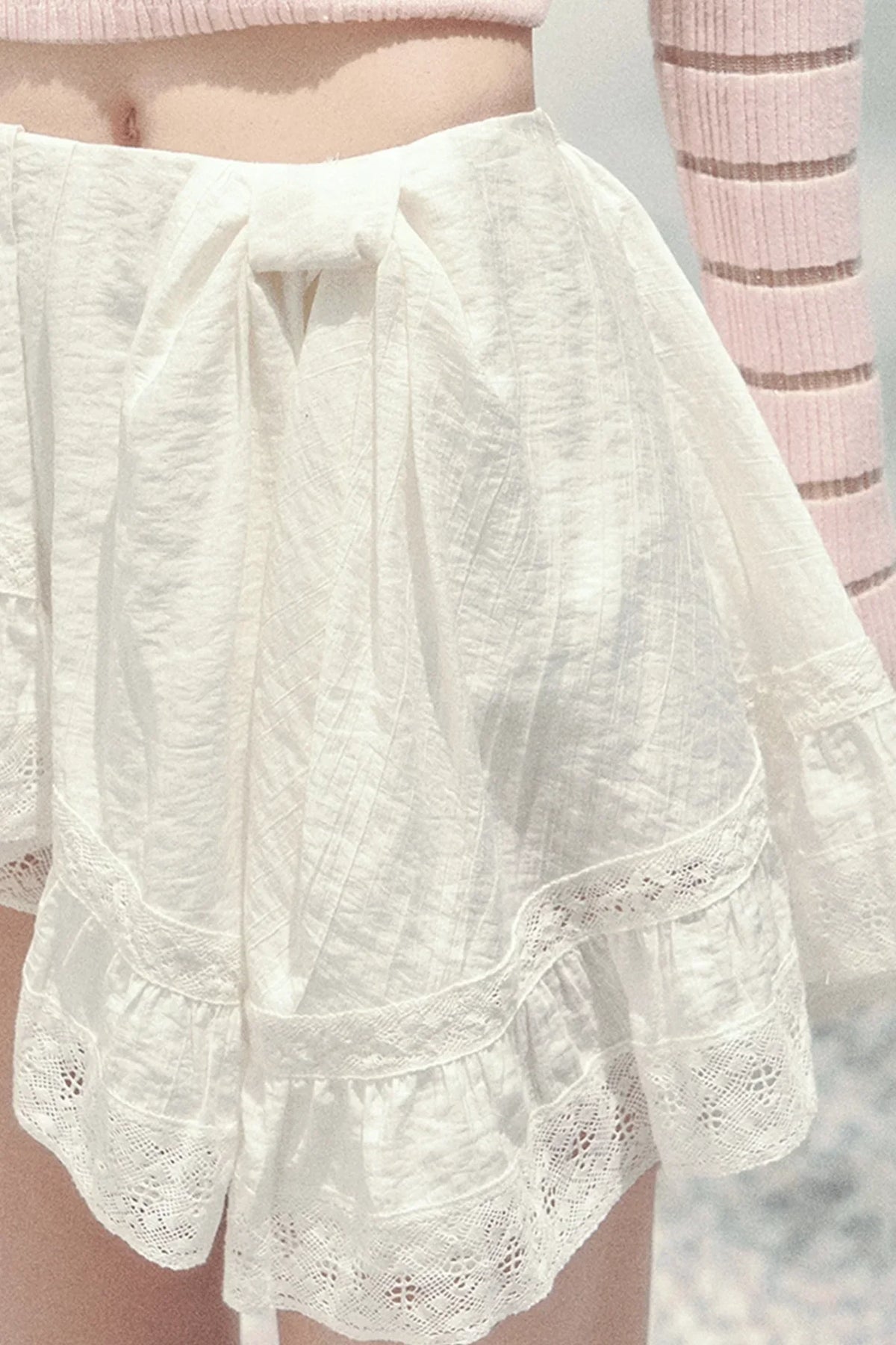 Ripples of Moonlight Lace Skirt