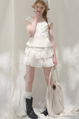 Ripples of the Sea Lace Skirt
