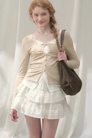 Ripples of the Sea Lace Skirt