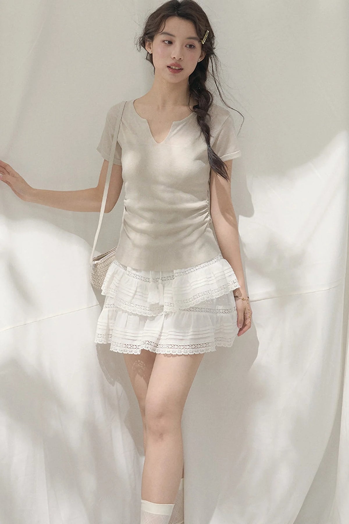Ripples of the Sea Lace Skirt
