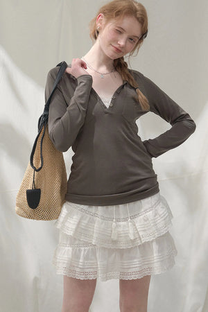 Ripples of the Sea Lace Skirt
