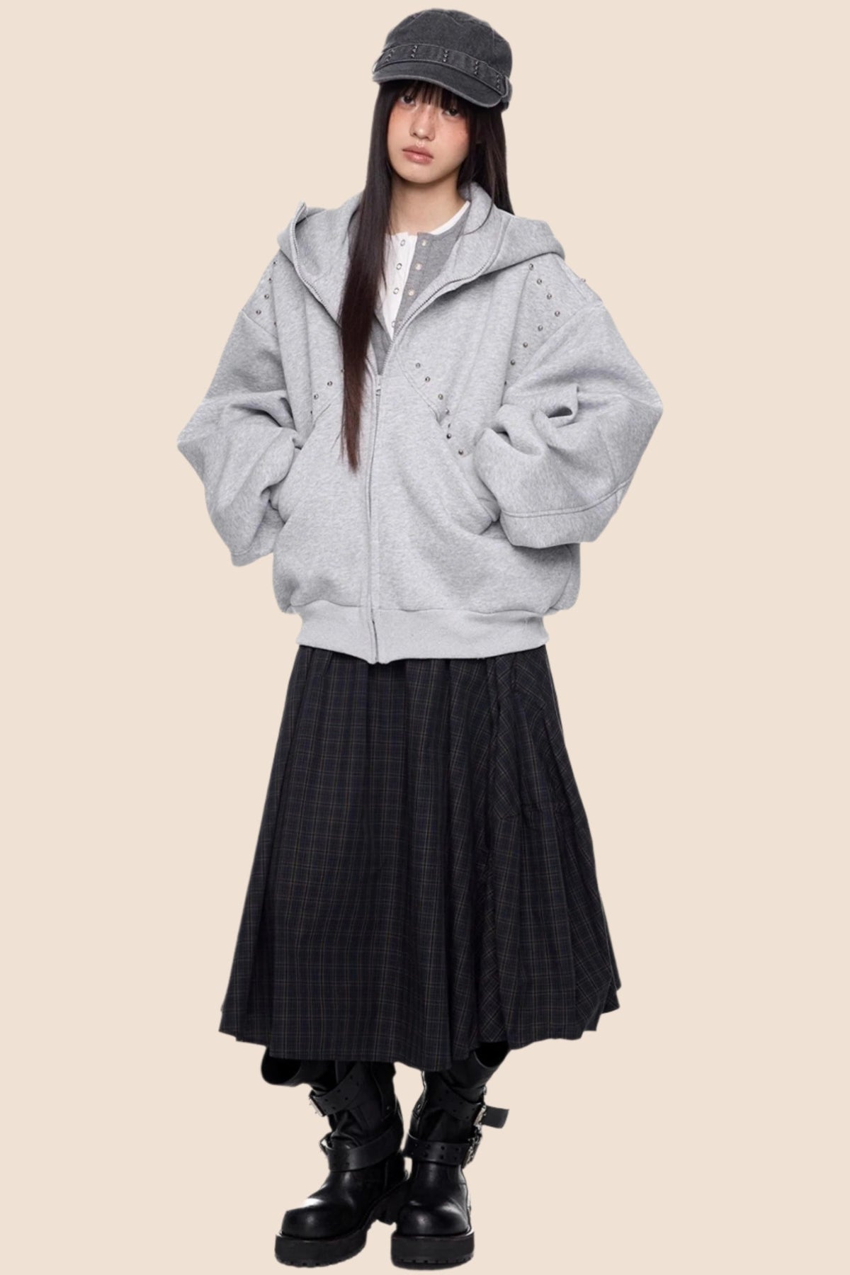 Rivet Hoodie Jacket