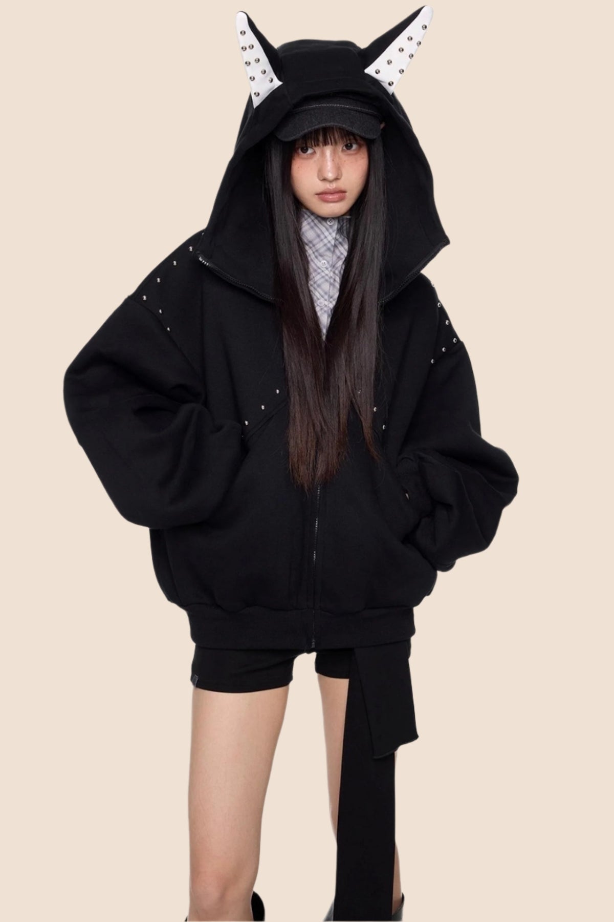 Rivet Hoodie Jacket