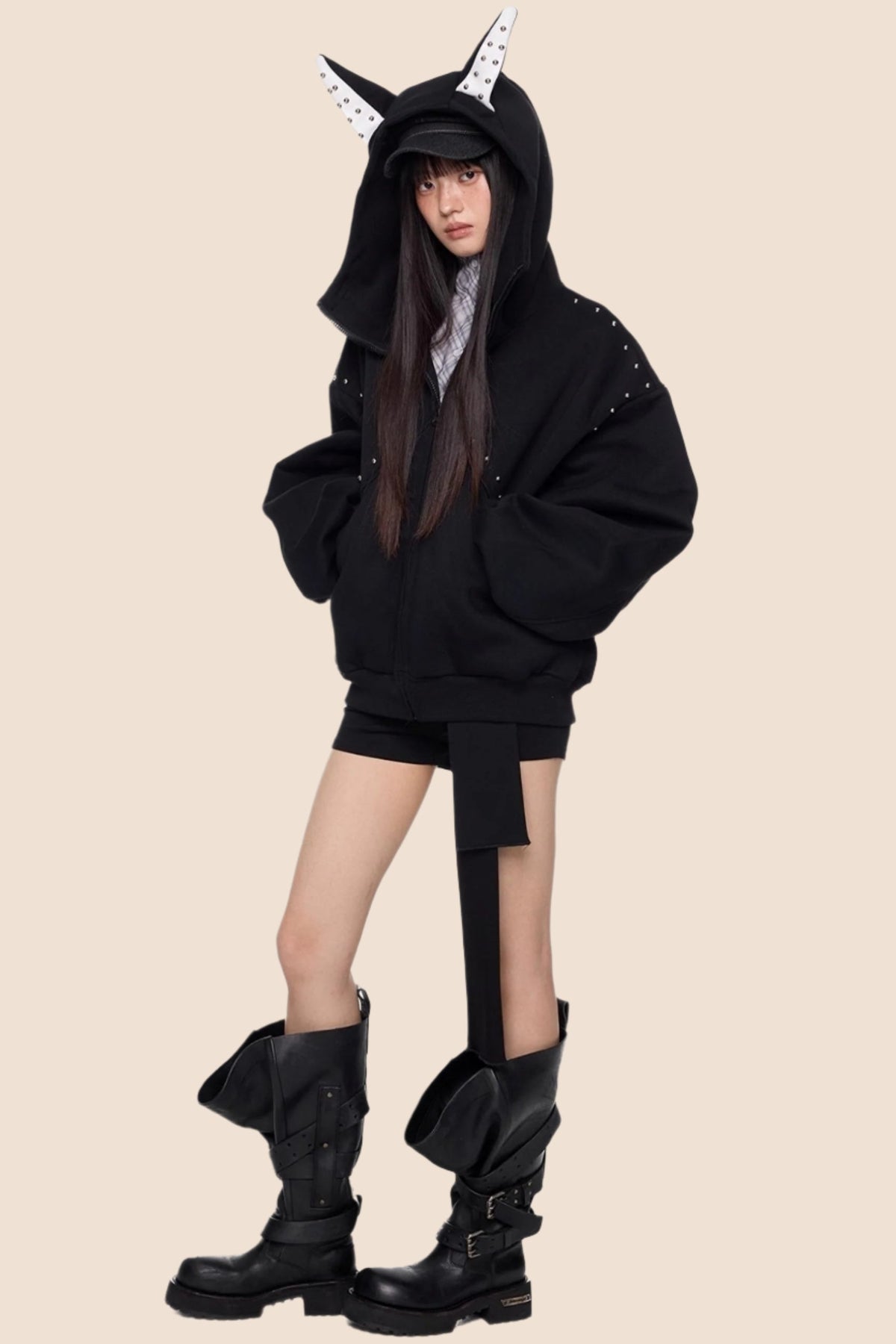 Rivet Hoodie Jacket
