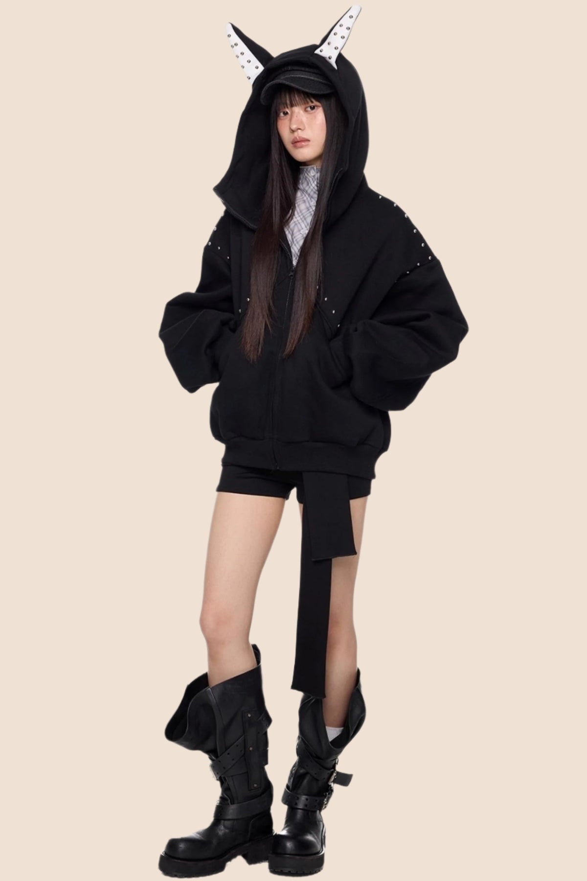 Rivet Hoodie Jacket