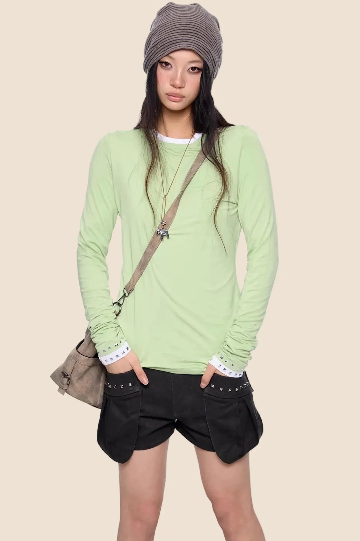 Rivet Retro Slim Top