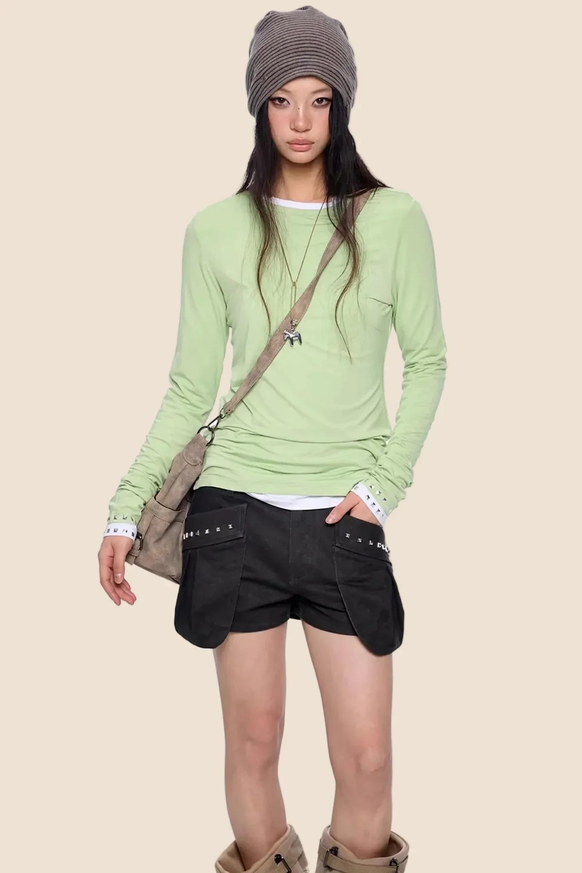 Rivet Retro Slim Top