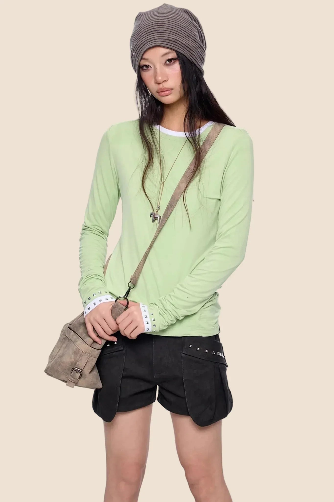 Rivet Retro Slim Top