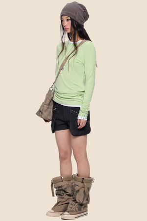 Rivet Retro Slim Top
