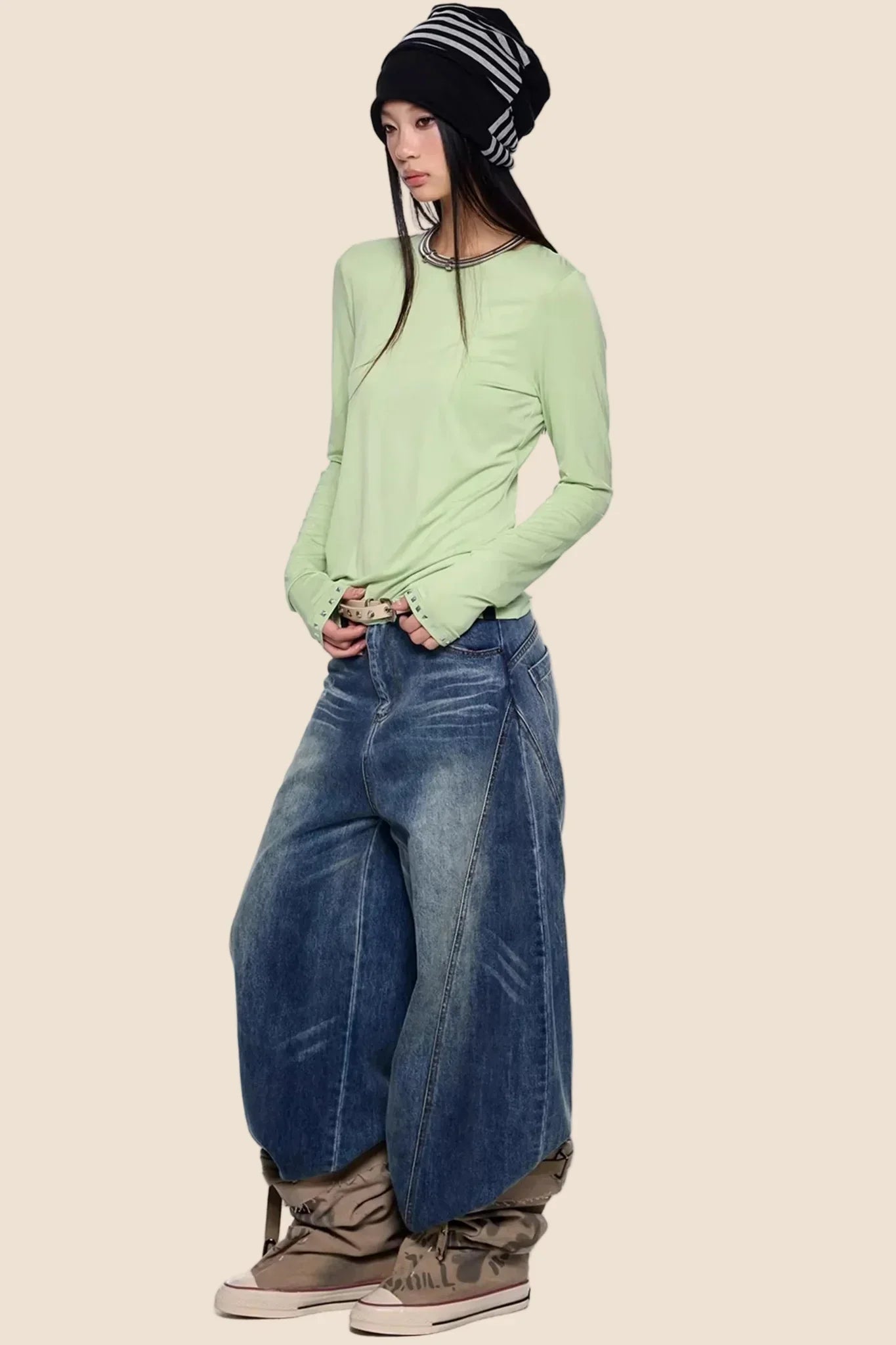 Rivet Retro Slim Top