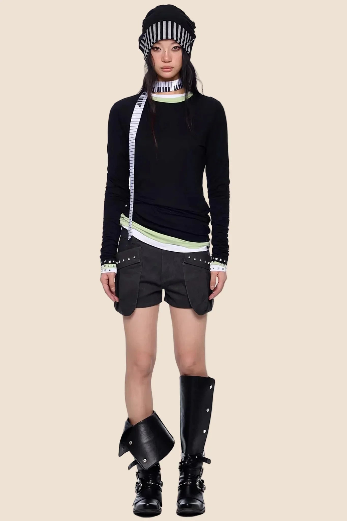 Rivet Retro Slim Top