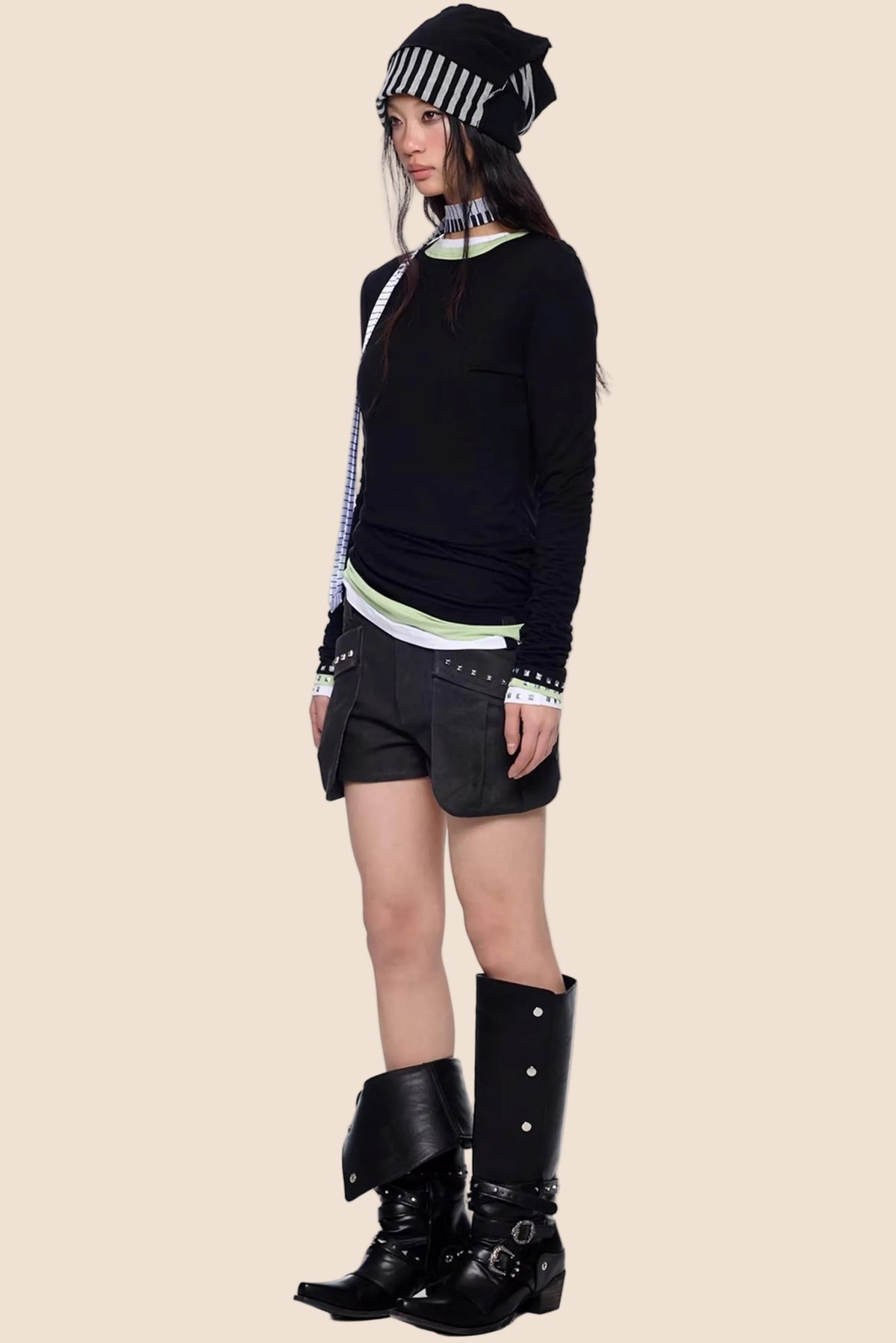 Rivet Retro Slim Top