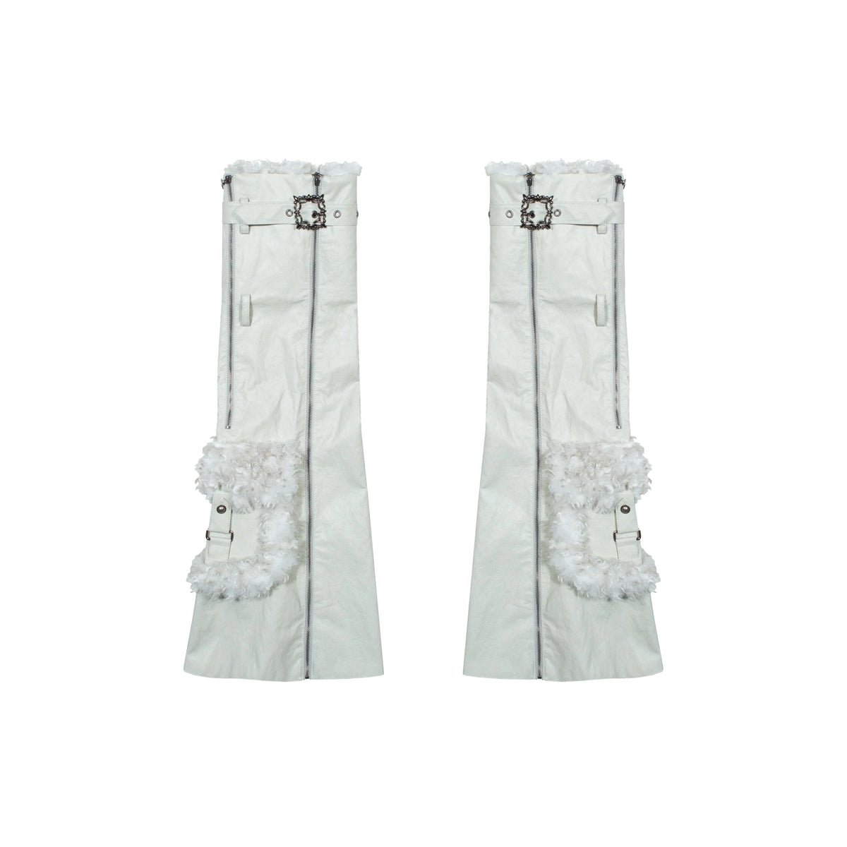Rock Leather Shorts & Leg-Wear Set-UP