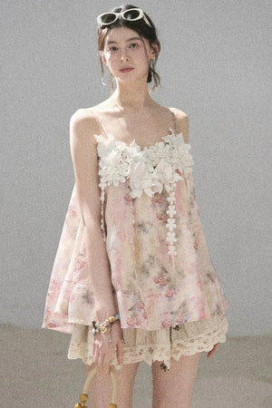 Romance Floral Embroidered Top