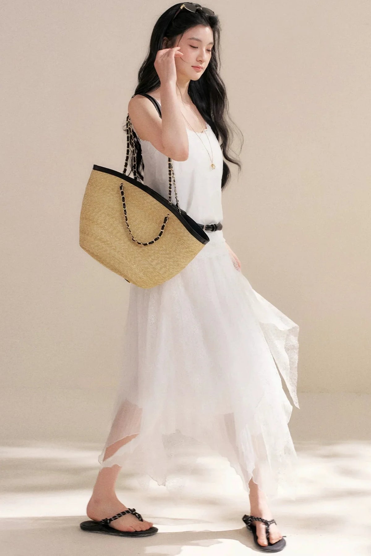 Romantic Asymmetrical Lace Skirt
