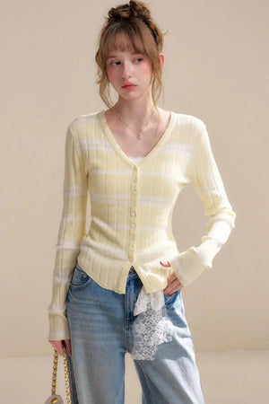 Romantic Contrast Lace Cardigan Top