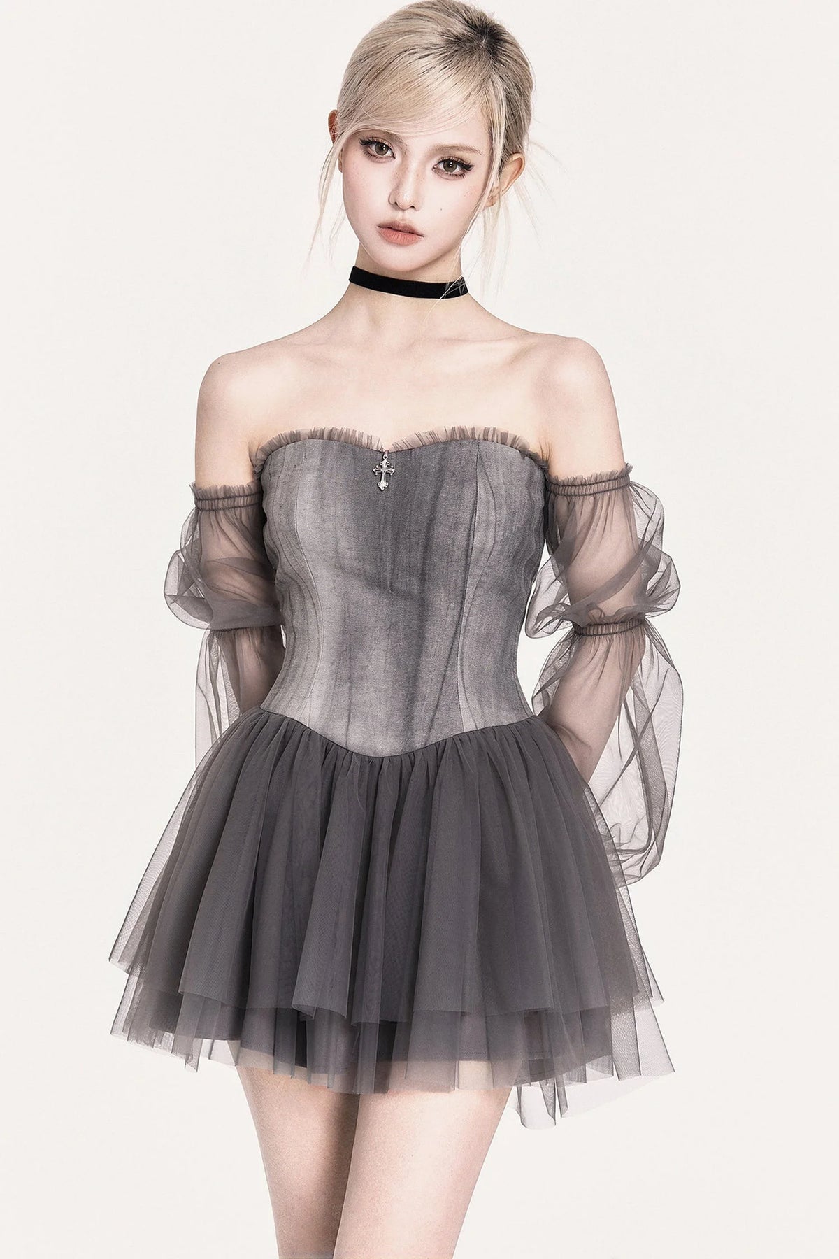 Romantic Corset Tulle Dress