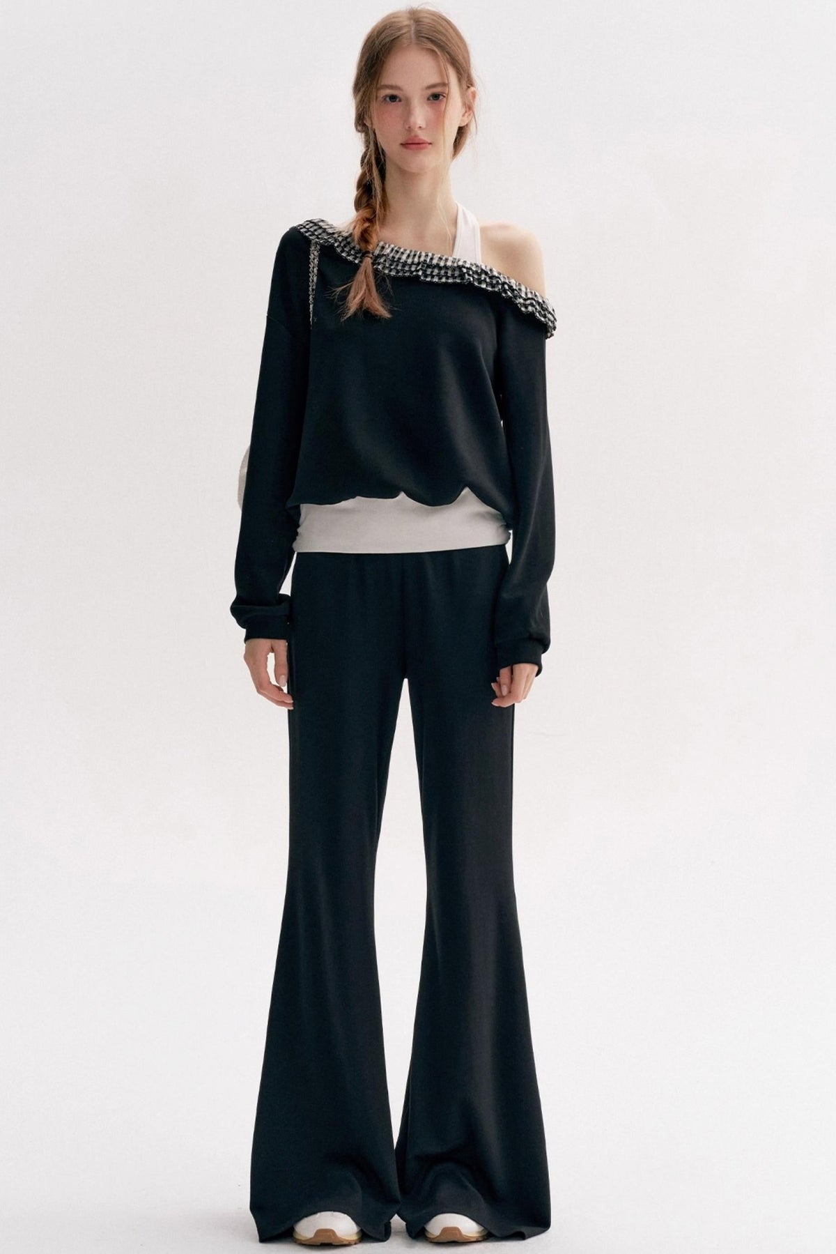 Romantic Cotton Bootcut Slacks