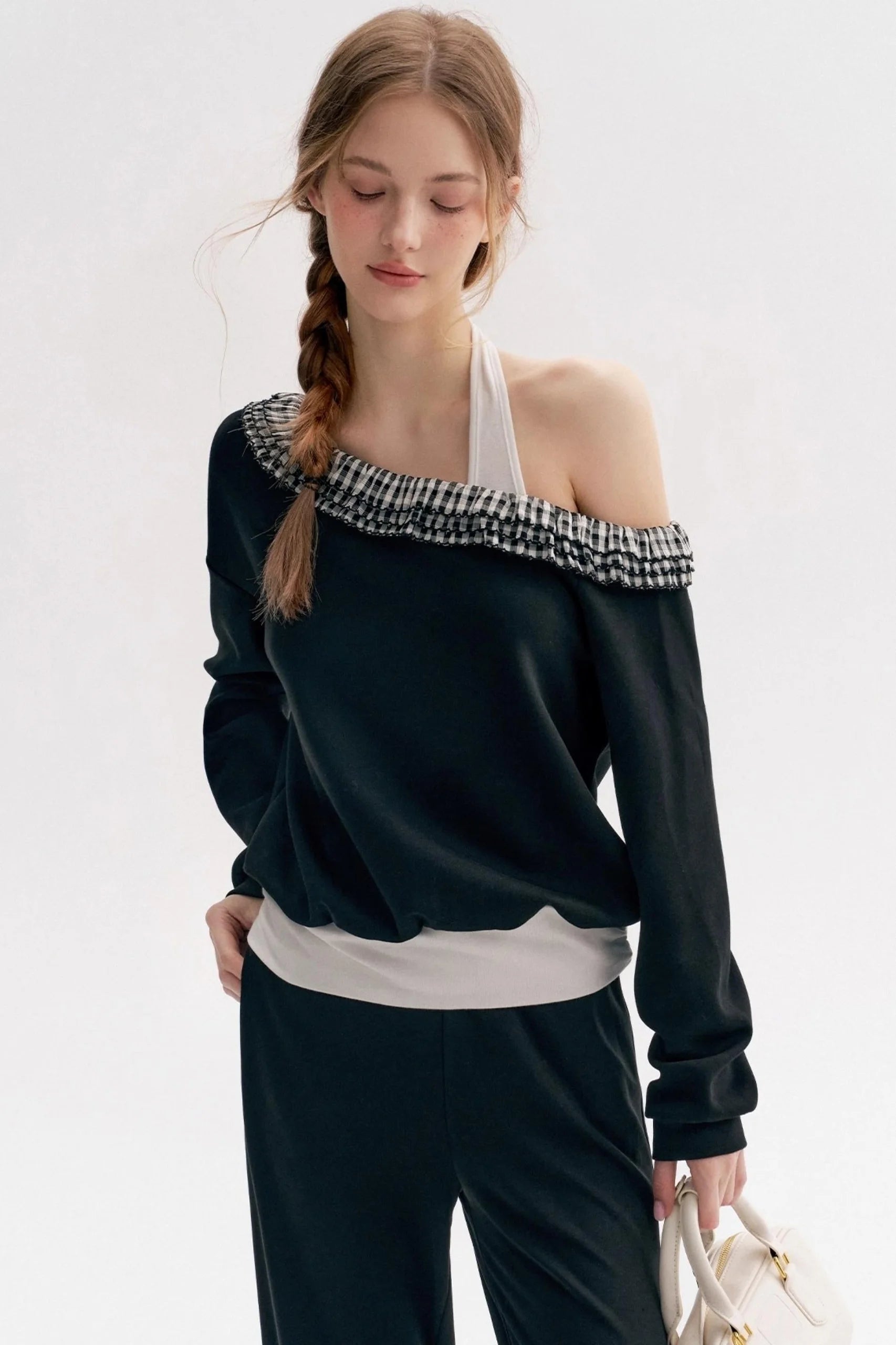 Romantic Cotton Bootcut Slacks
