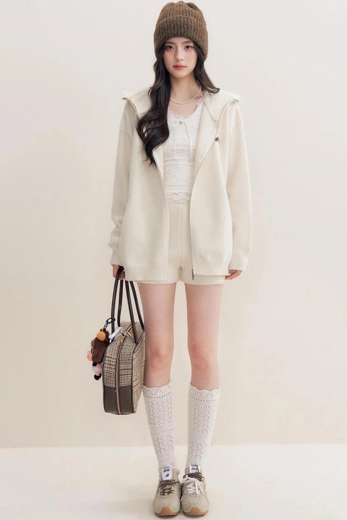 Romantic Fleece V-Neck Long Sleeve T-Shirt