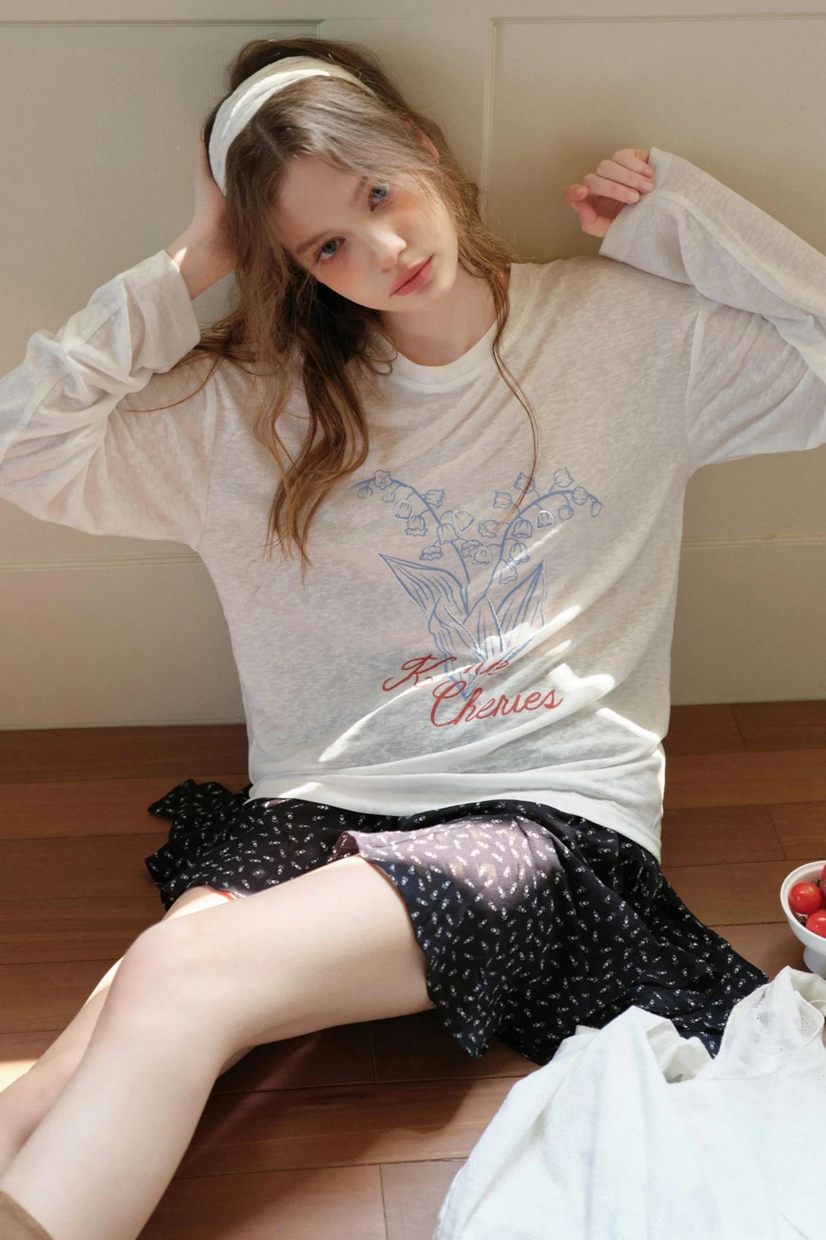 Romantic Floral Mini Skirt