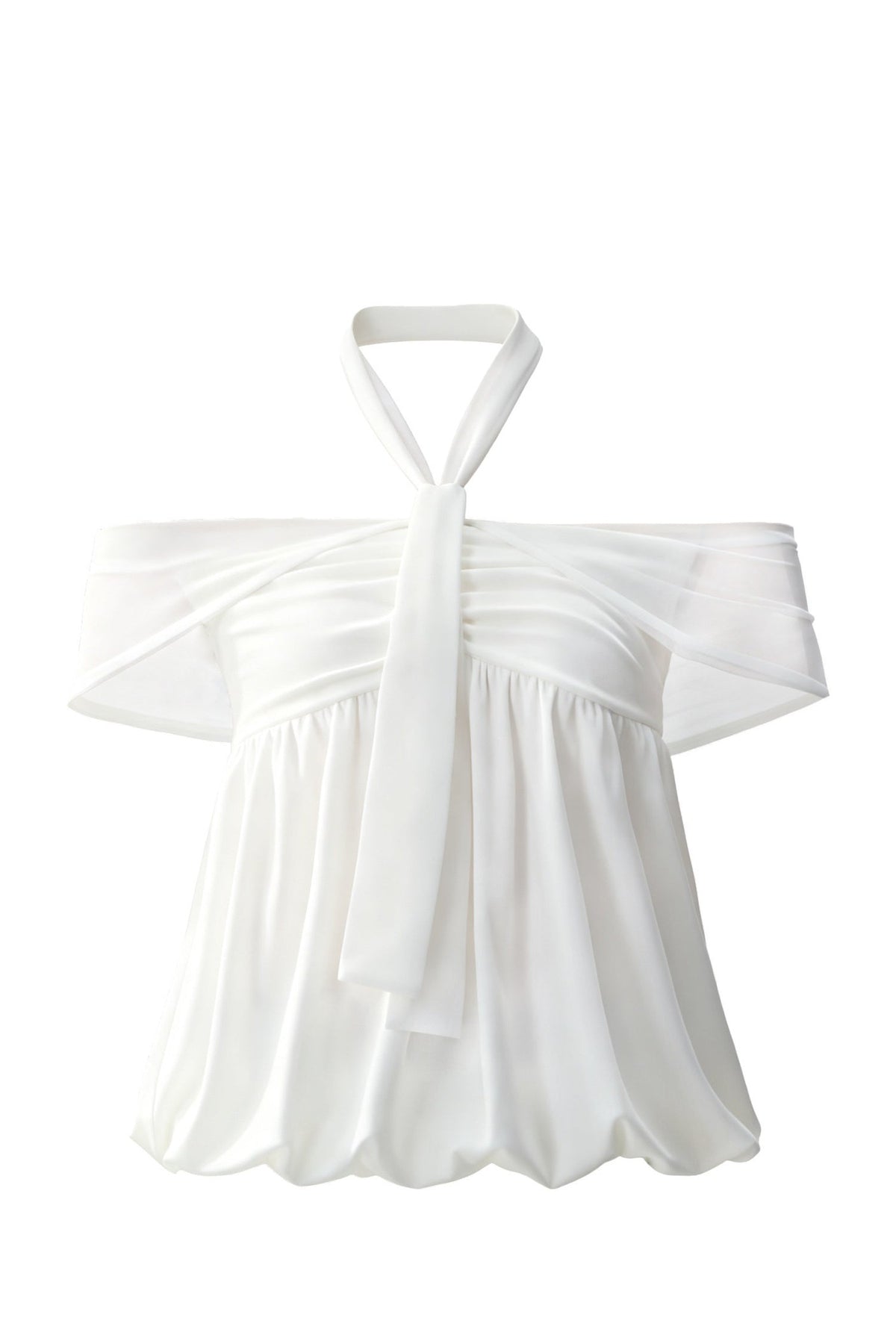 Romantic Floral One-Shoulder Top Set-Up