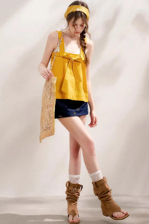 Romantic French Bow Tie Camisole