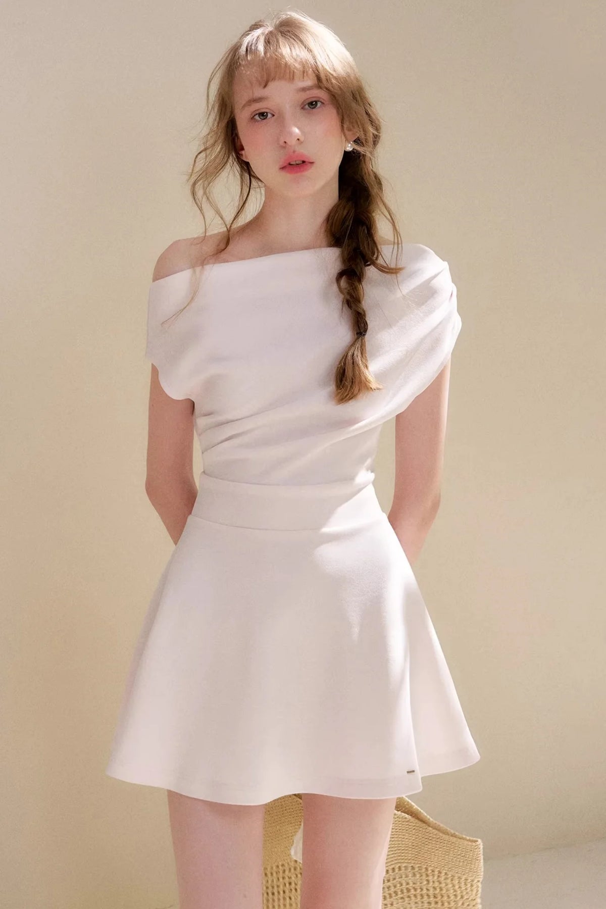 Romantic French Bow-Tie Dress