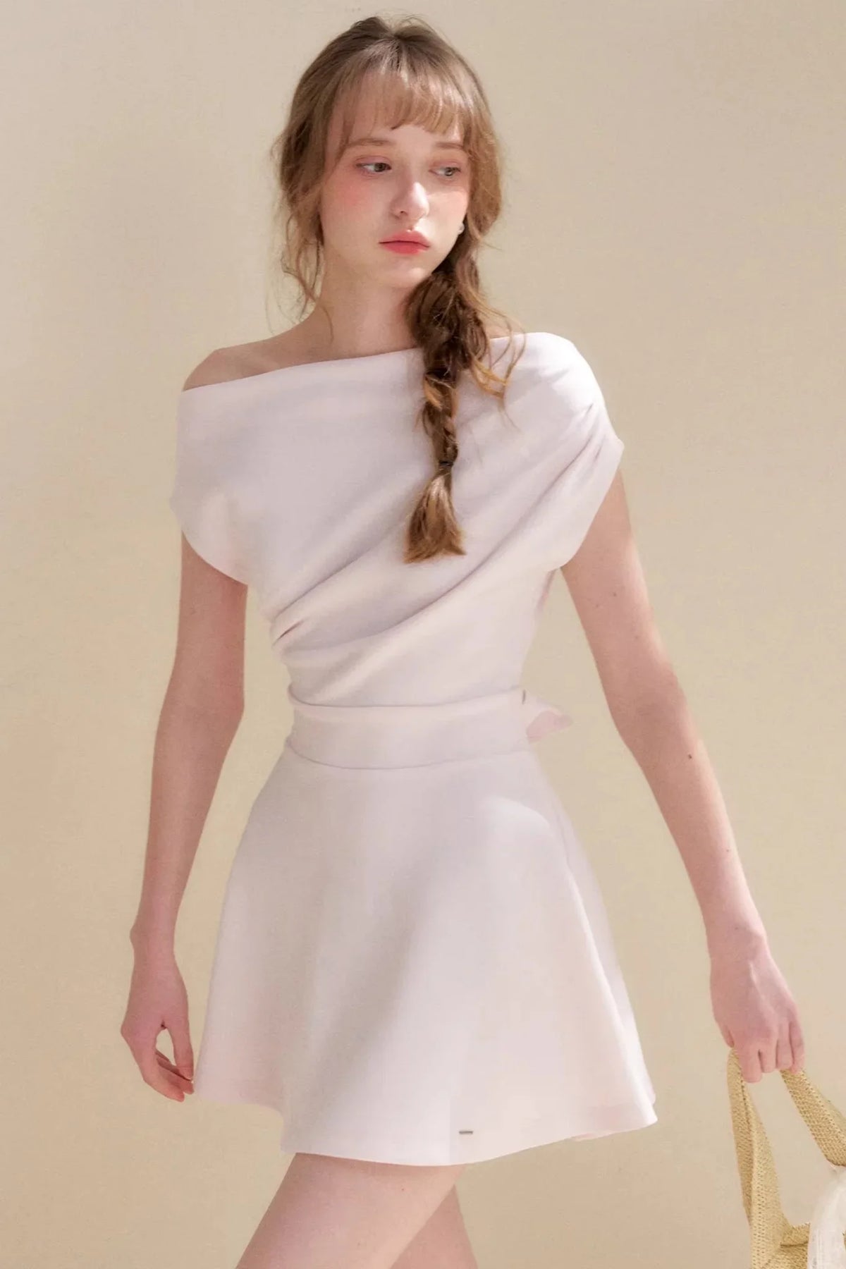 Romantic French Bow-Tie Dress