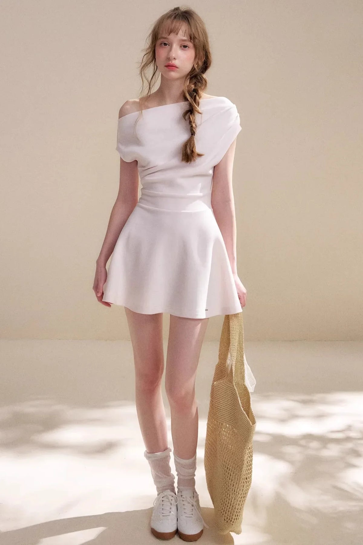 Romantic French Bow-Tie Dress