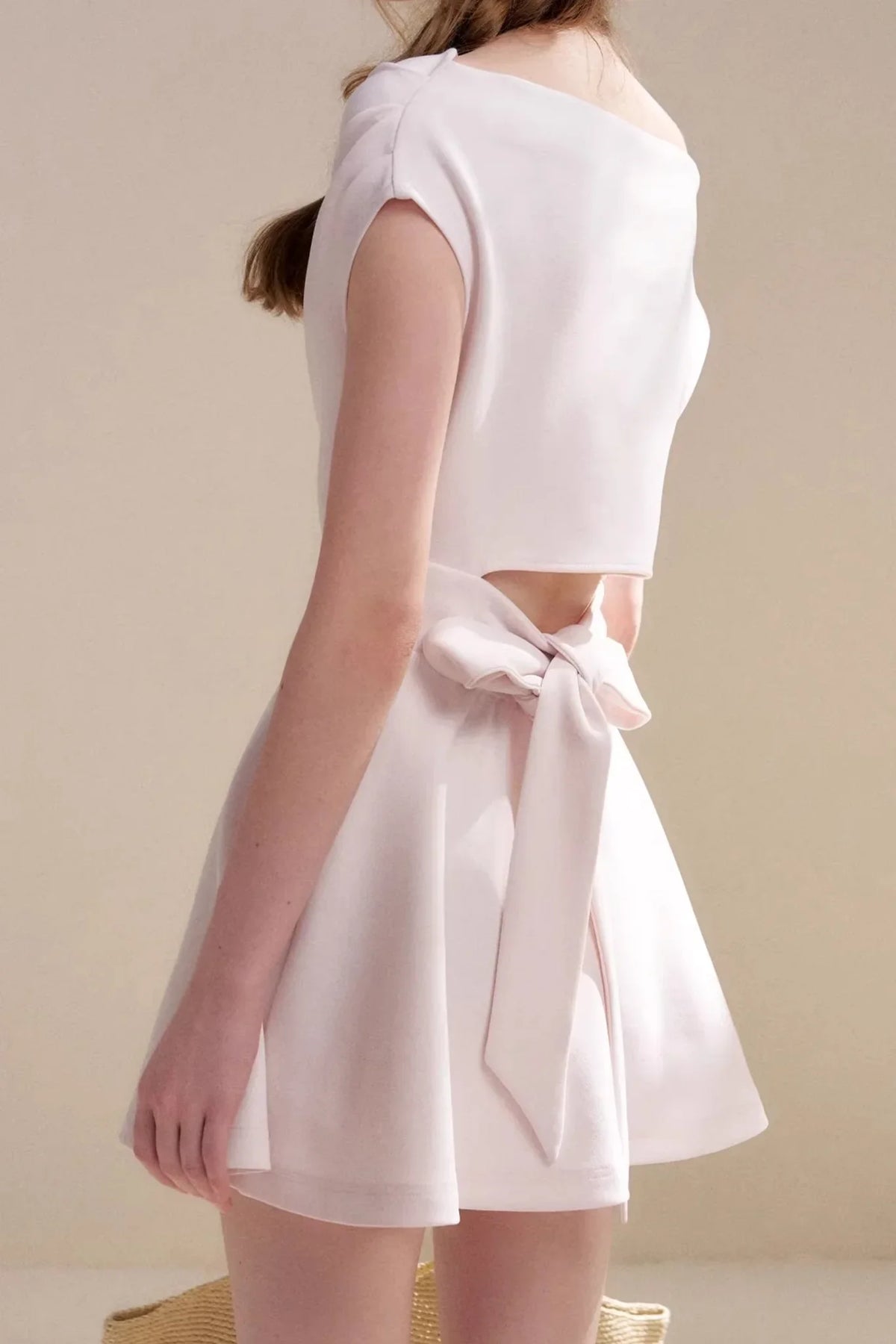 Romantic French Bow-Tie Dress