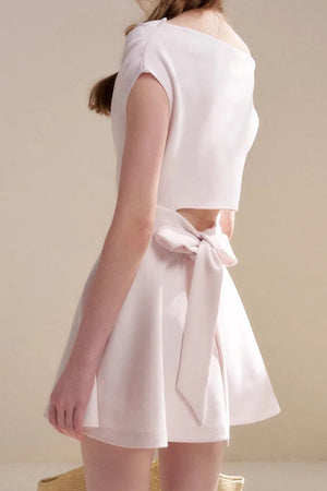 Romantic French Bow-Tie Dress