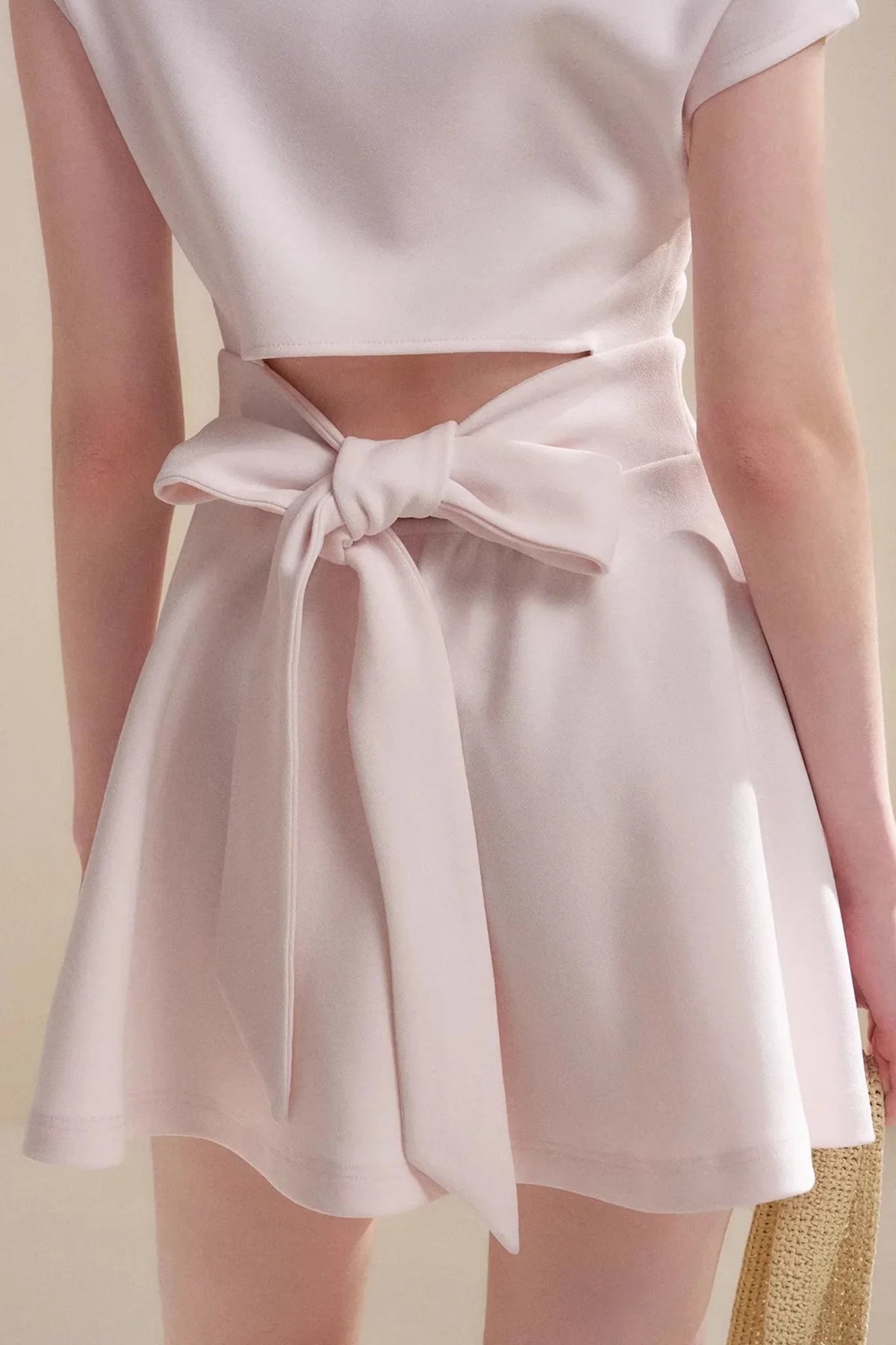 Romantic French Bow-Tie Dress