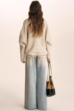 Romantic French Fur Collar Cardigan