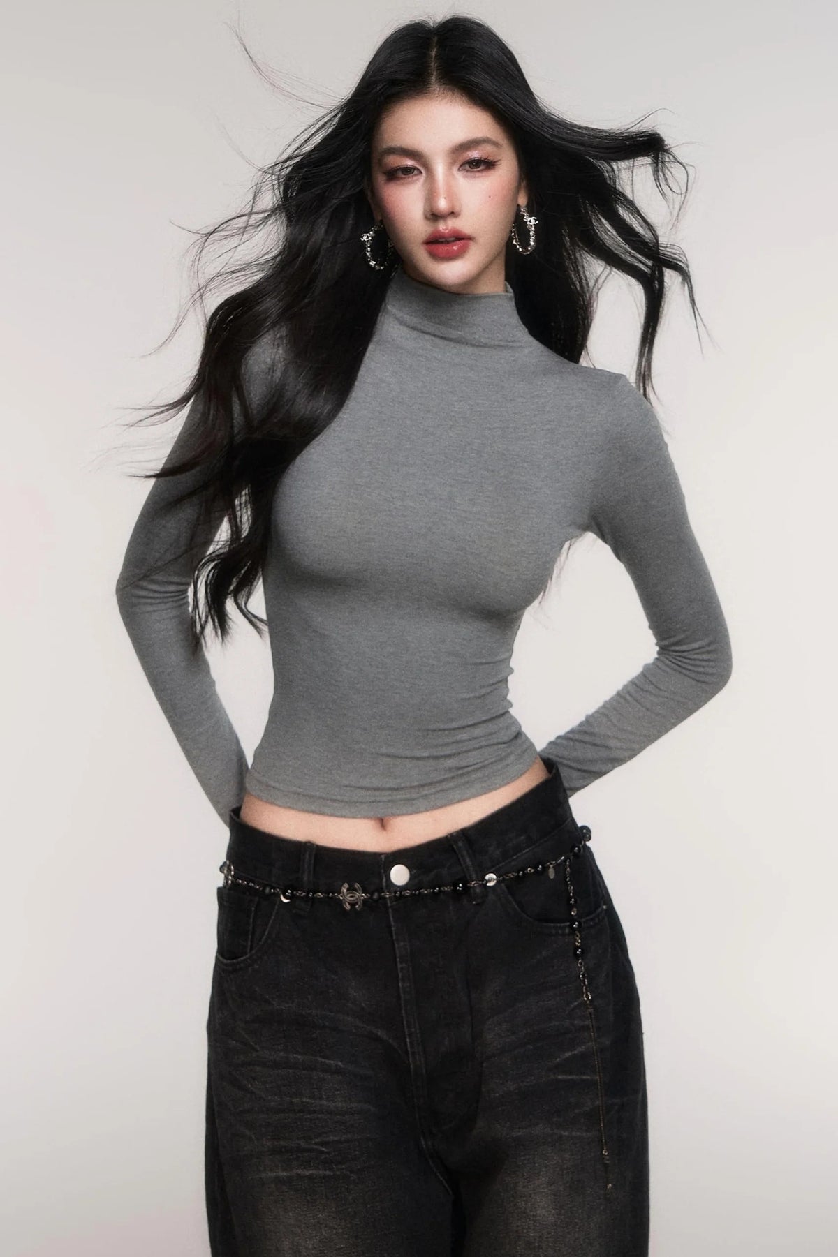 Romantic High Stretch Slim Top