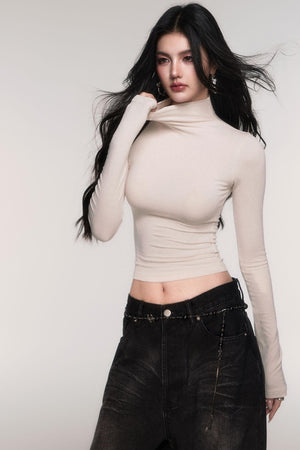 Romantic High Stretch Slim Top