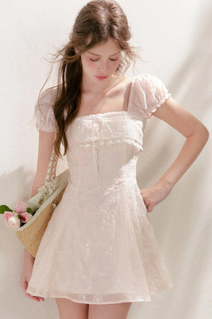 Romantic Lace Embroidery Dress