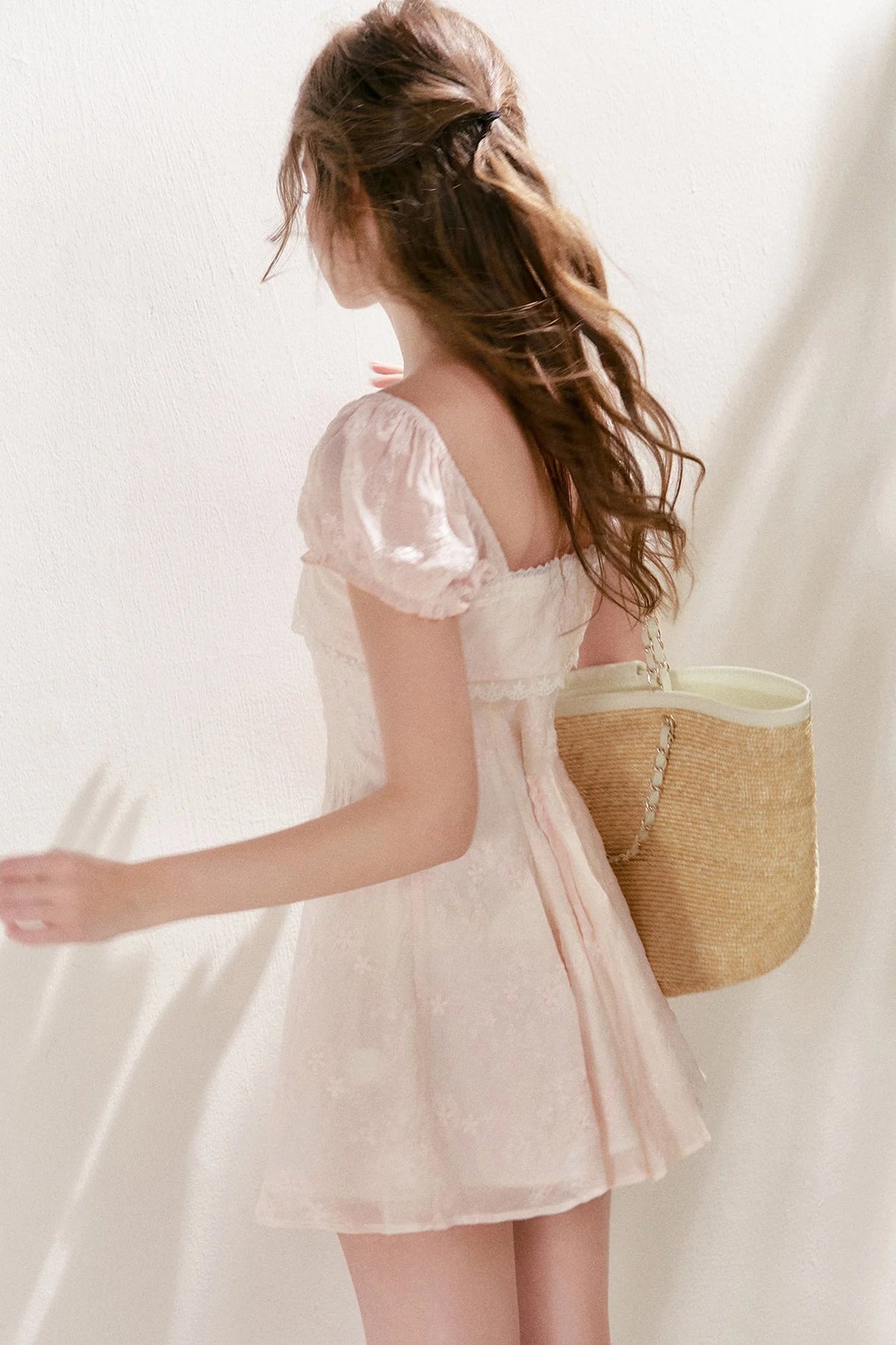 Romantic Lace Embroidery Dress