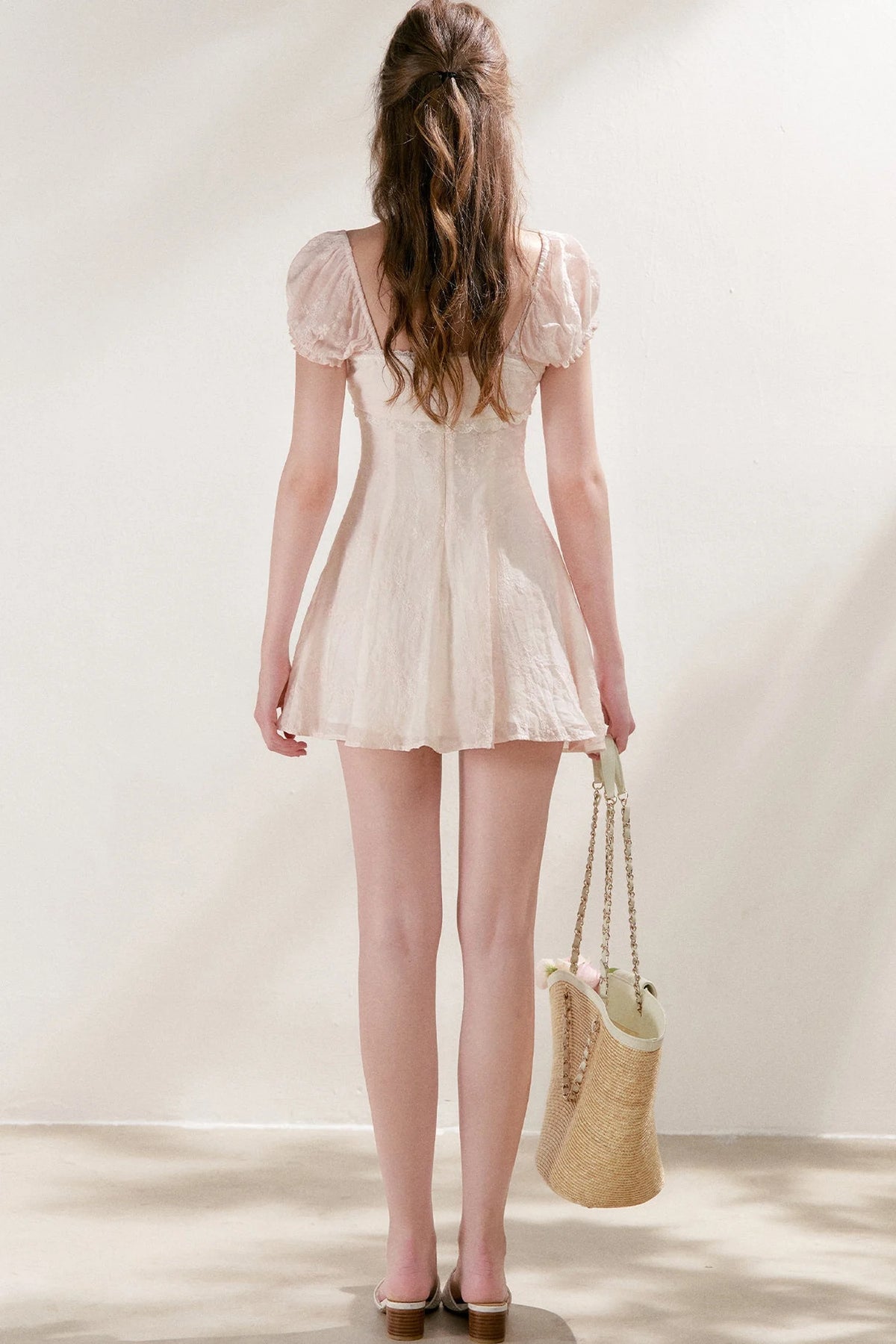 Romantic Lace Embroidery Dress