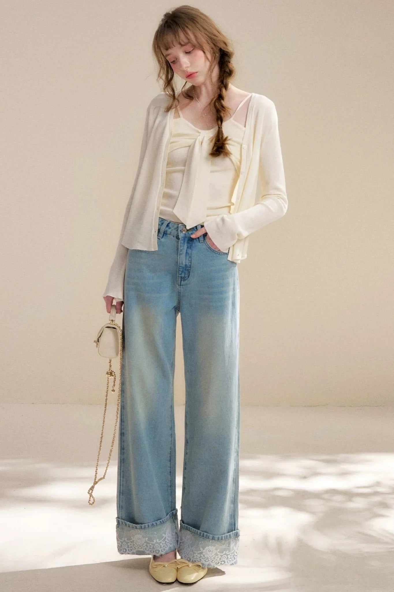Romantic Lace Moonlight Jeans