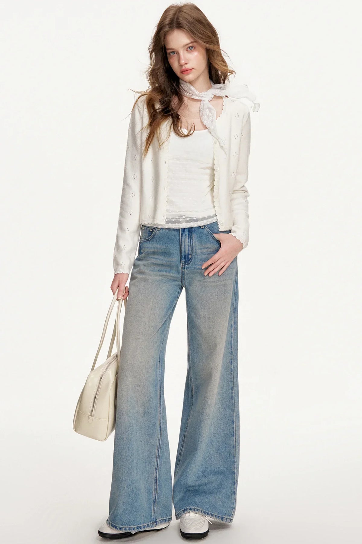 Romantic Lace Patchwork Jeans